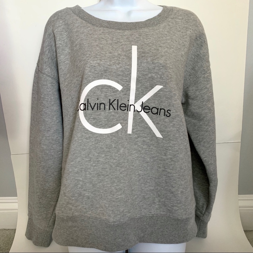 CALVIN KLEIN crew neck sweatshirt